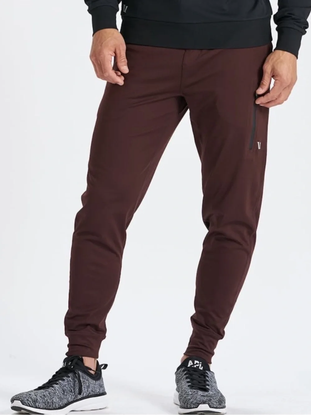Vuori Men's Sunday Performance Jogger Sweatpants Brown small